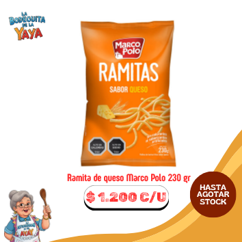 Ramita de queso Marco Polo 230 gr