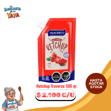 Ketchup Traverso 500 gr.