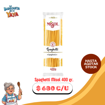 Spaghetti Misol 400 gr.