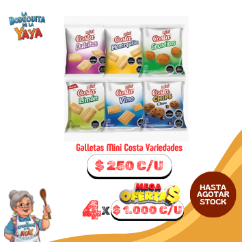 Galletas Mini Costa Cocaditas 40 gr