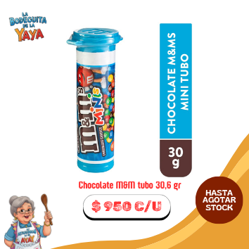 Chocolate M&M  tubo 30,6 gr