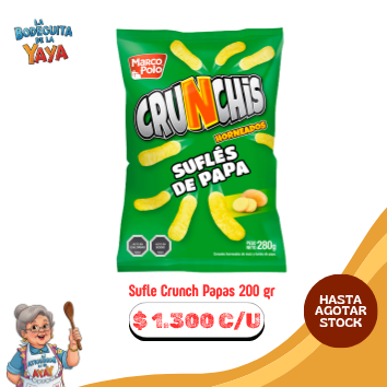 Sufle Crunch Papas 200 gr
