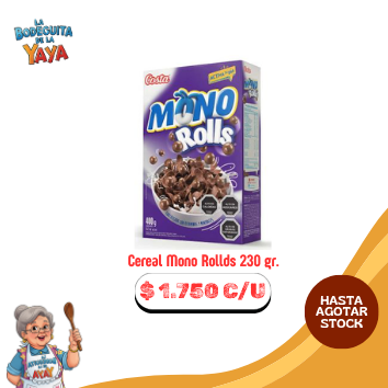 Cereal Mono Rolls  230 gr.
