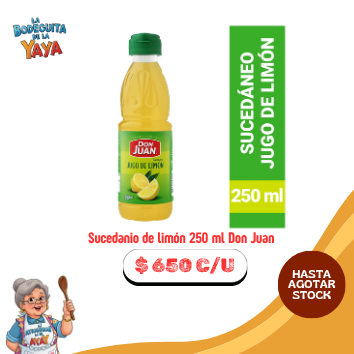 Sucedanio de limón 250 ml Don Juan