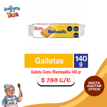 Galleta Costa Mantequilla 140 gr