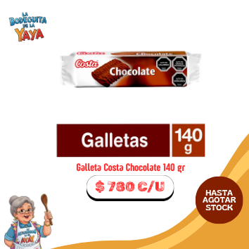 Galleta Costa Chocolate  140 gr