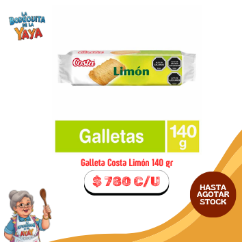 Galleta Costa Limón 140 gr