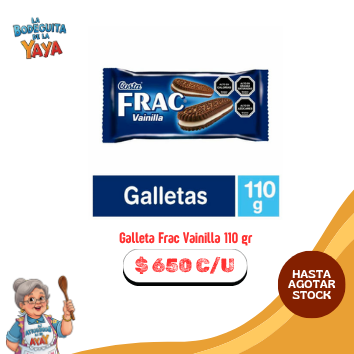 Galleta Frac Vainilla 110 gr